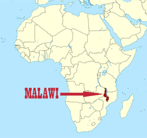 Malawi map