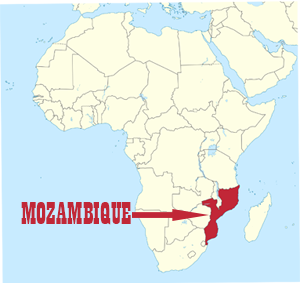 Mozambique map